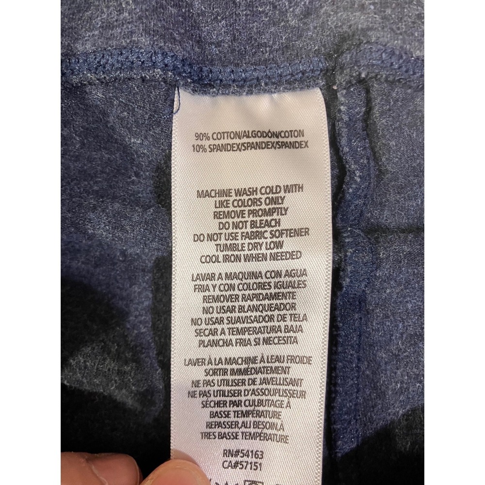 Calvin Klein Performance Womens Plus 1X Navy Blue Logo Capri Leggings Activewear - Picture 5 of 7